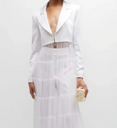 Alice + Olivia Everly Tulle Blazer