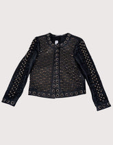 Alice + Olivia Leather Biker Jacket