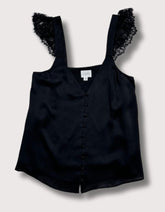 Cami NYC Victoria Lace-Trimmed Silk-Charmeuse Camisole