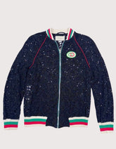 Gucci Floral Guipure Lace Bomber Jacket