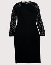 Stella McCartney Devore-Paneled Stretch-Jersey Dress