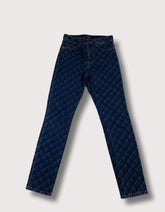 Chanel Checkered Highwaist Jeans