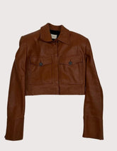 Magda Butrym Lamb Leather Jacket