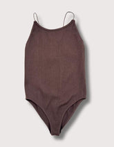 Zara Basic Brown Bodysuit
