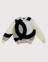 Chanel Cotton CC Logo Sweatshirt