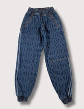 Ivy Park ADIDAS Monogram Denim Jogger Pants