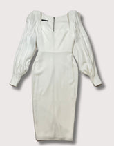 Alex Perry Pearson Satin-Crepe Midi Dress