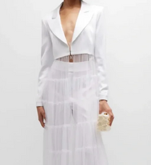 Alice + Olivia Everly Tulle Blazer