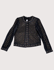 Alice + Olivia Leather Biker Jacket