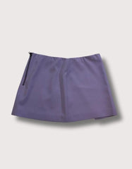 Alice + Olivia Purple Crossover Mini Skirt