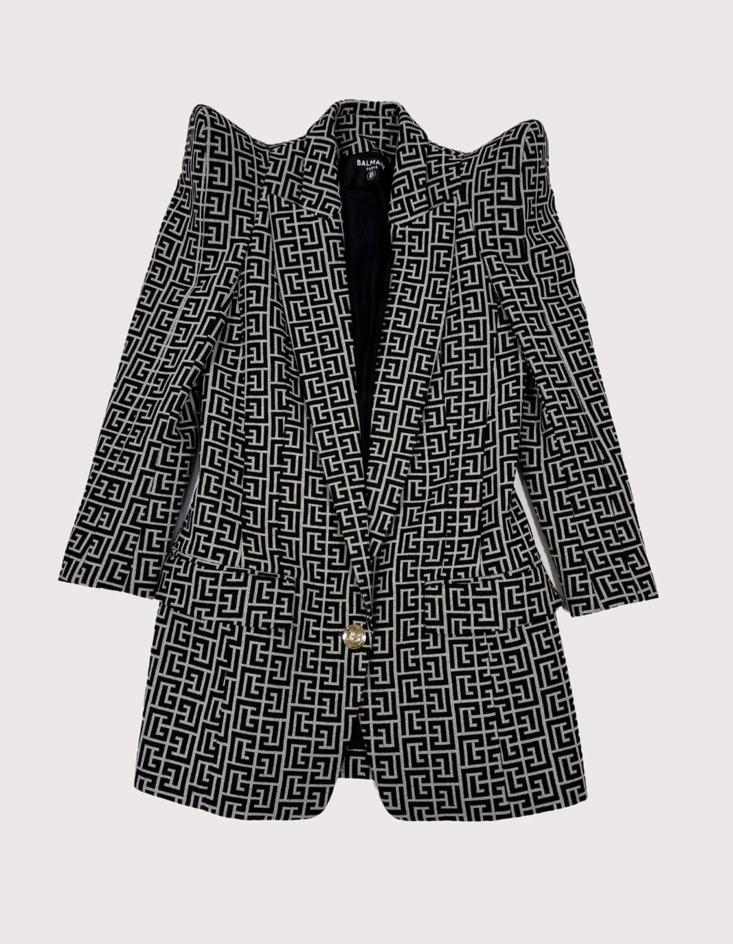 Balmain Monogram Wool Jacket