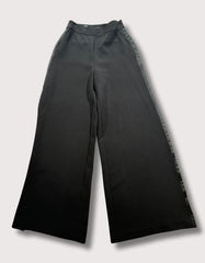 Abbey Glass Black Wide Leg Pants
