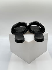 Bottega Veneta Intrecciato Weave Leather Slide
