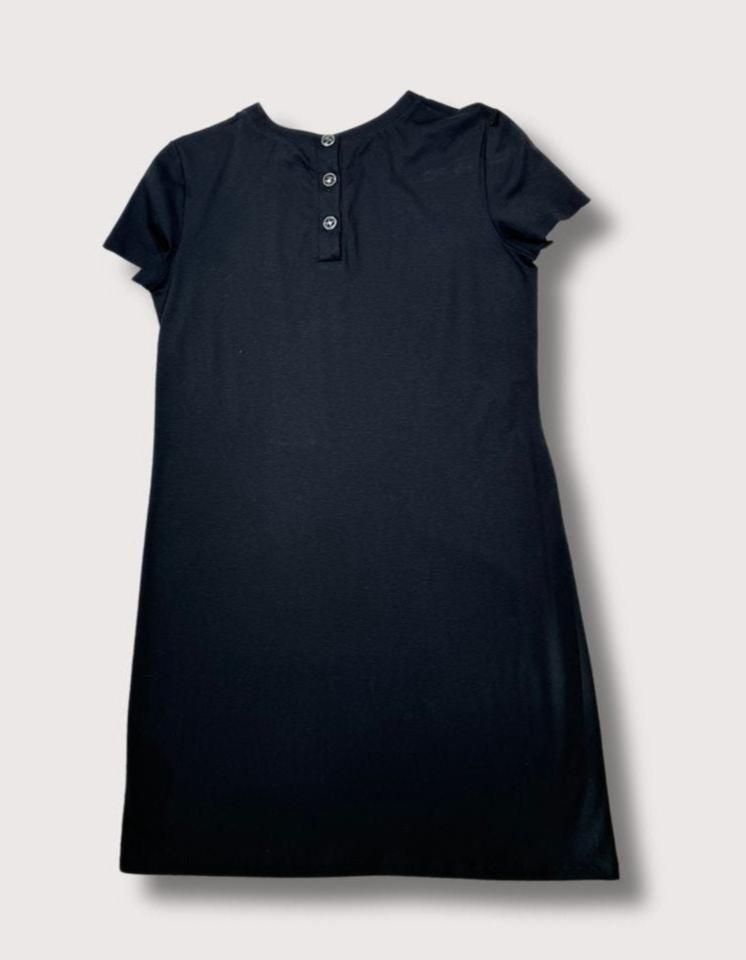 Black Chanel Shirt Dress