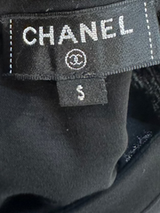 Black Chanel Shirt Dress