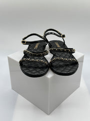 Chanel Leather Sandal