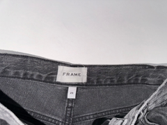Frame Le Nouveau High Waist Ankle Straight Baron Wash Black Jeans