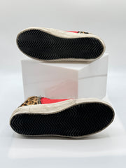 Golden Goose Pony Hair Animal Print Sneakers