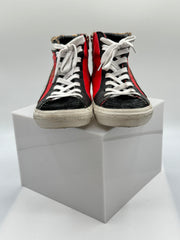 Golden Goose Pony Hair Animal Print Sneakers