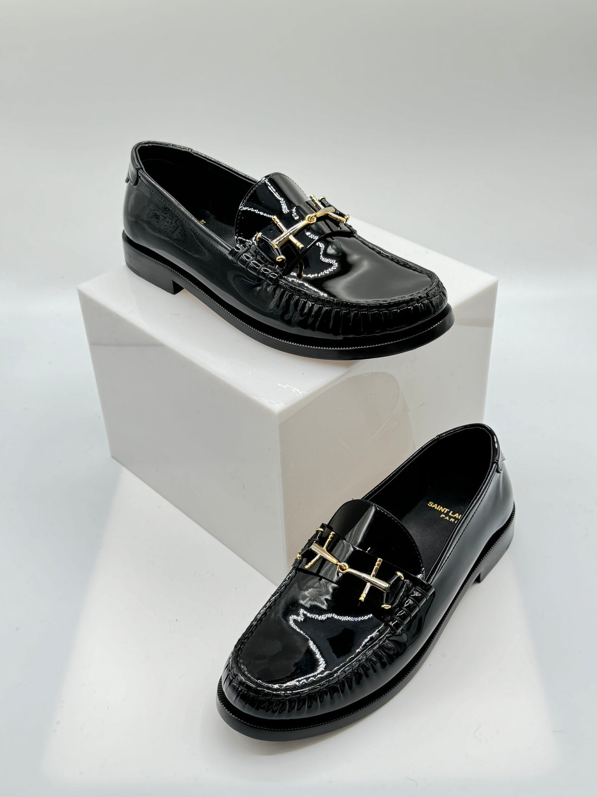 Saint Laurent Le Patent Leather Loafers