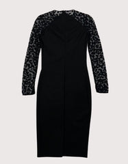 Stella McCartney Devore-Paneled Stretch-Jersey Dress