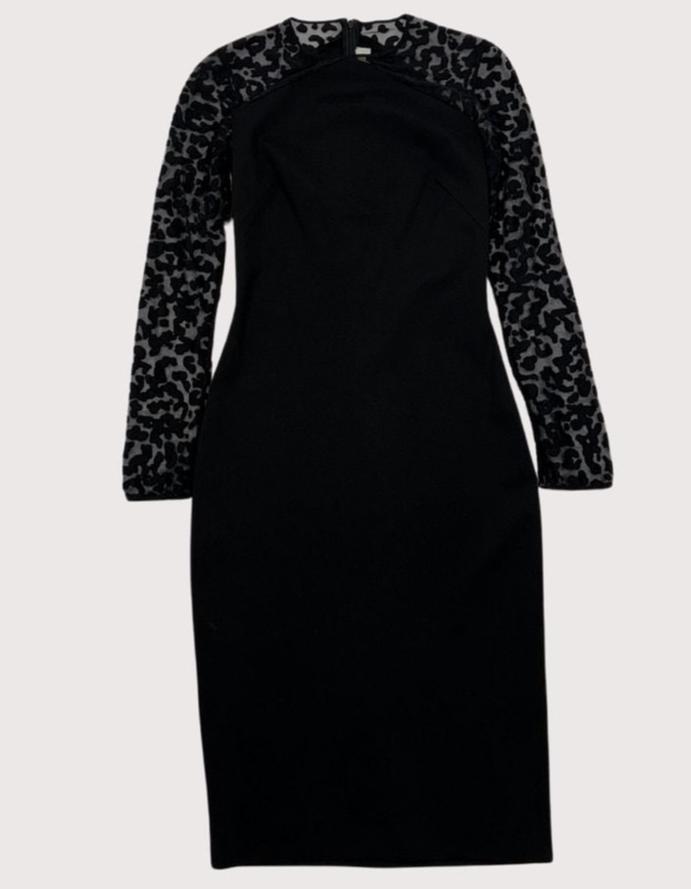 Stella McCartney Devore-Paneled Stretch-Jersey Dress