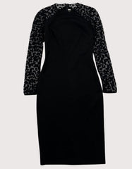 Stella McCartney Devore-Paneled Stretch-Jersey Dress
