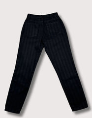 Frame Denim Le Sylvie Slender Straight Tonal Stripe Jeans