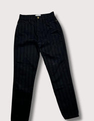 Frame Denim Le Sylvie Slender Straight Tonal Stripe Jeans