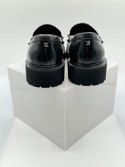 Valentino Rockstud Lug-Sole Leather Loafers