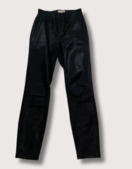 L’Agence Lamb Waxed Leather Pant