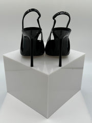 Saint Laurent Patent Leather Slingback Pumps w/Tags