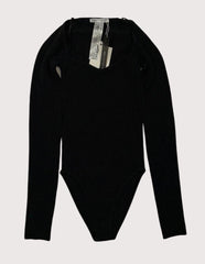 Zara Long Sleeve Bodysuit - Black