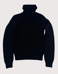 Zara High Collar Sweater with Long Sleeves - Black