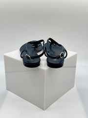 Chanel Leather T-Strap Sandals