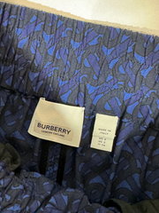 Burberry Monogram Silk Wide-Leg Pants