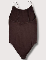 Zara Basic Brown Bodysuit