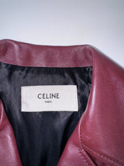 Celine Calfskin Leather Biker Jacket