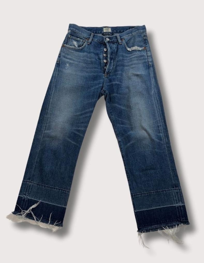 Citizens of Humanity Cora Crop Undone Hem Jeans