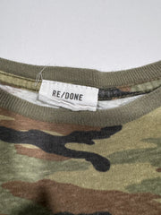 RE/DONE Slim Tee in Camo
