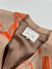 Johanna Ortiz La Charanga Linen Jacket in Orange