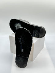 Chanel Letter Logo Flat Slides