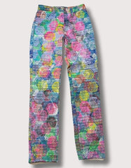 Givenchy slim-fit printed logo-jacquard jeans