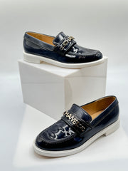 Chanel 2022 Interlocking CC Logo Loafers