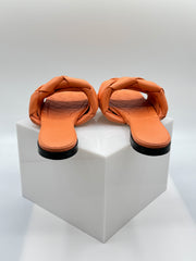 Bottega Veneta Nappa Maxi Intrecciato Lido Flat Sandals
