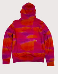 Versace Tie Dye Gianni Signature Hoodie in Pink