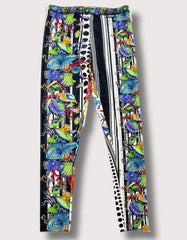 Versace Floral Print Leggings
