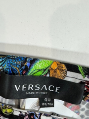 Versace Floral Print Leggings