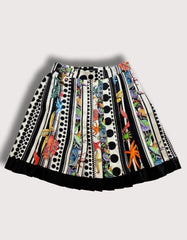 Versace Tresor De La Mer Printed Skirt