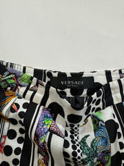 Versace Tresor De La Mer Printed Skirt